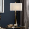 Verner Tapered Brass Table Lamp thumbnail 1