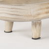 Carver Set of 2 Oblong White Washed Wood Footed Trays thumbnail 10