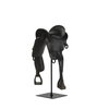 Colt III 8L x 9W Black Equestrian-Inspired English Horse Saddle, Decorative Object by Mercana, 7.87" length x 9.06" width x 16.93" height thumbnail 1