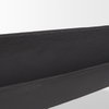 Piero Large Matte Black Metal Decorative Bowl, by Mercana, 39" length x 5" width x 4.33" height thumbnail 11