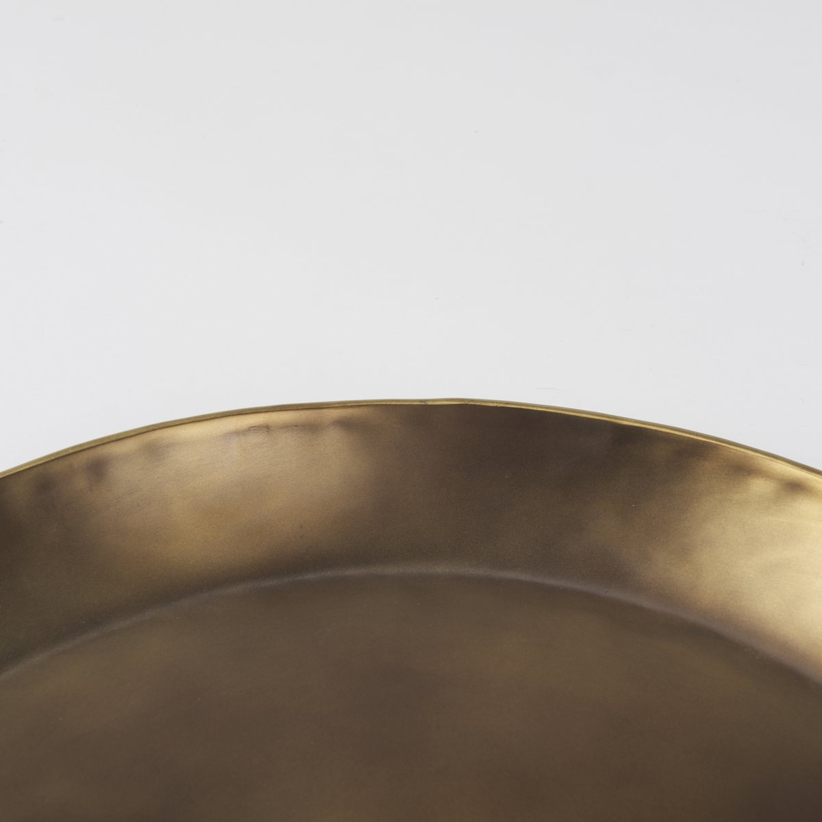 Eagan  Brass Aluminium Tray Medium, Decorative Tray by Mercana, 20" length x 20" width x 1.75" height View 5