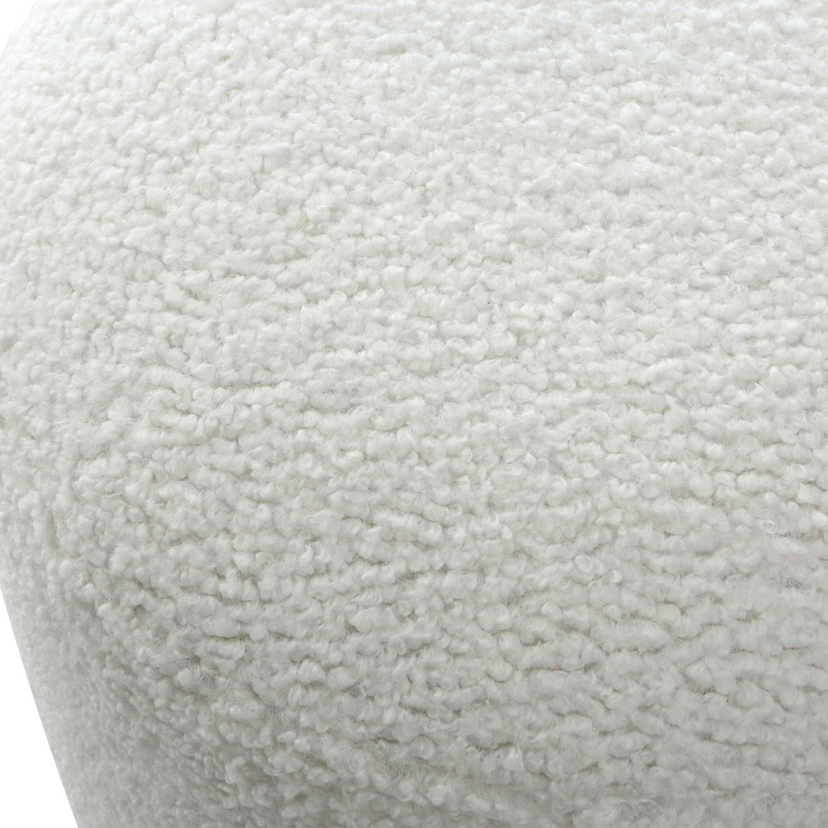 Avila White Ottoman, Furniture by Uttermost, 16" width x 18" height x 16" depth View 5