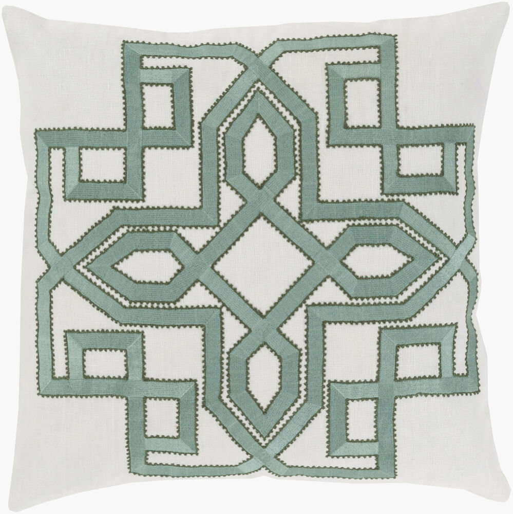 Gatsby Accent Pillow, Decorative Pillow by Surya, 18" length x 18" width