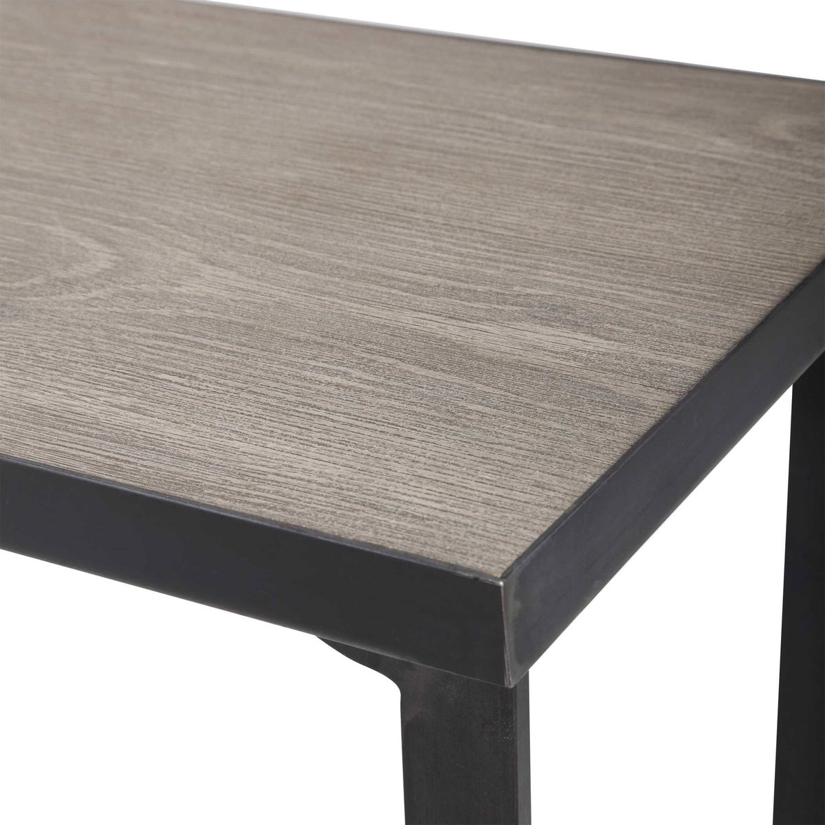 Basuto Steel Console Table, by Uttermost, 62" width x 31.9" height x 15.9" depth View 8