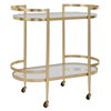 Isabelle Gold Bar Cart, by Uttermost, 2'9.5" width x 2'8" height x 1'5.75" depth thumbnail 5