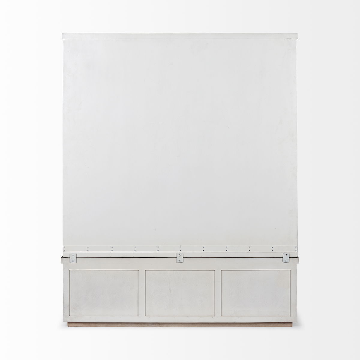 Fairview IV 61L x 17W White And Brown Wood With Storage Hall Tree, Entry & Hallway by Mercana, 61" length x 18" width x 76" height View 8