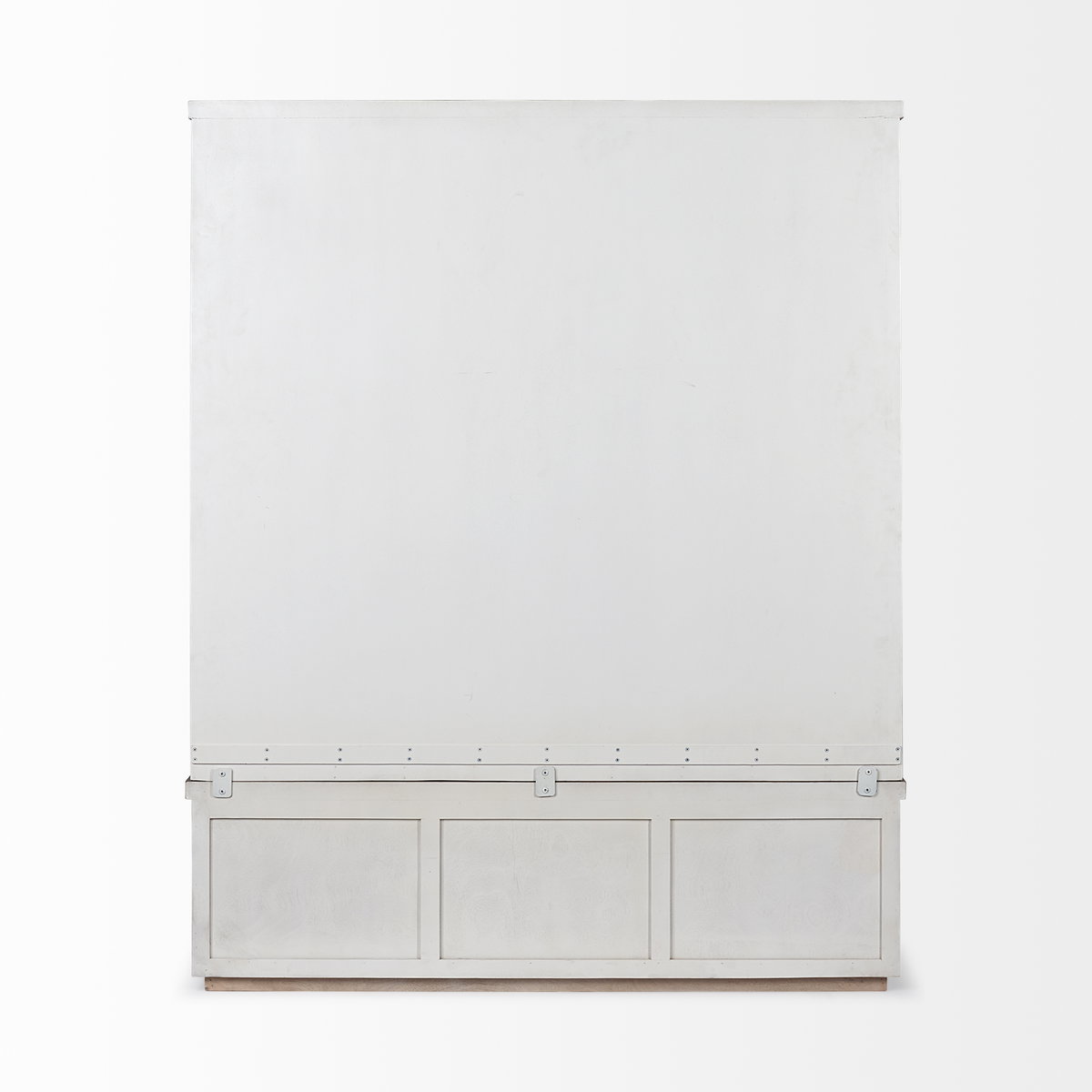 Fairview IV 61L x 17W White And Brown Wood With Storage Hall Tree, Entry & Hallway by Mercana, 61" length x 18" width x 76" height View 8