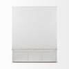 Fairview IV 61L x 17W White And Brown Wood With Storage Hall Tree, Entry & Hallway by Mercana, 61" length x 18" width x 76" height thumbnail 8