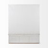 Fairview IV 61L x 17W White And Brown Wood With Storage Hall Tree, Entry & Hallway by Mercana, 61" length x 18" width x 76" height thumbnail 8
