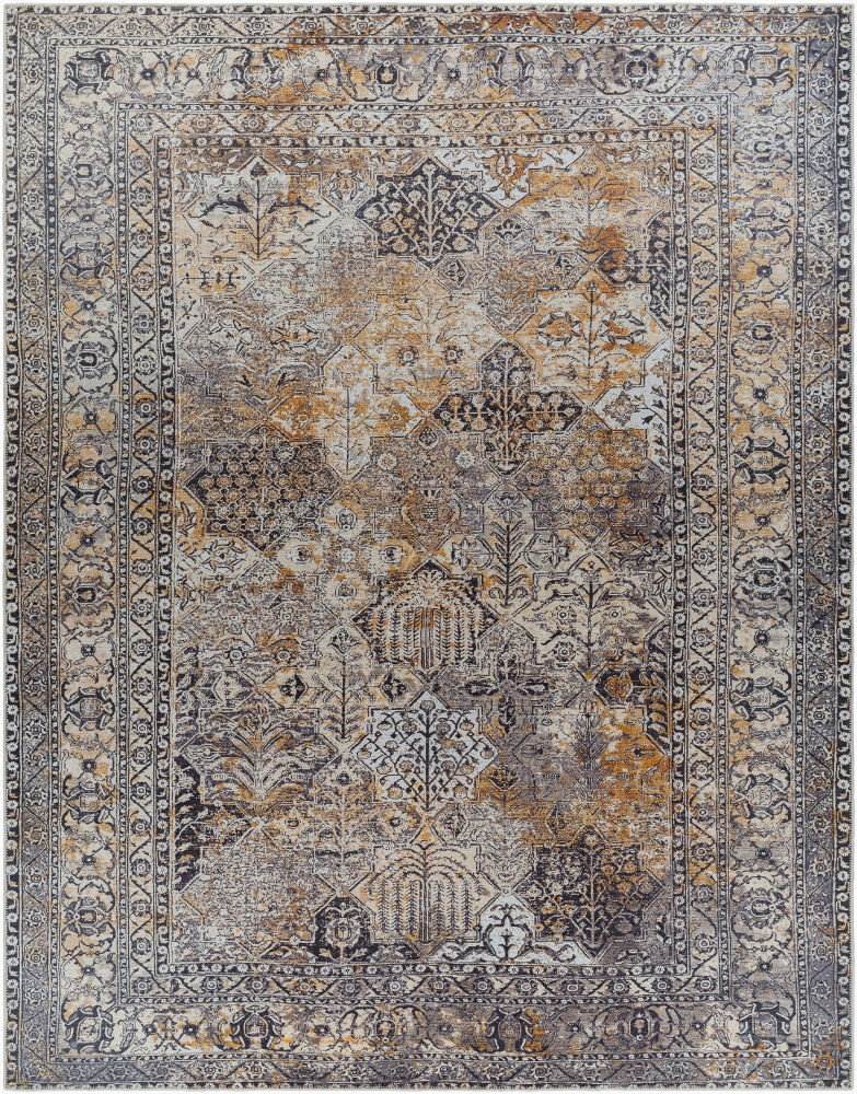 Tahmis Machine Woven Rug, by Surya, 1'3.75" length x 1'3.75" width