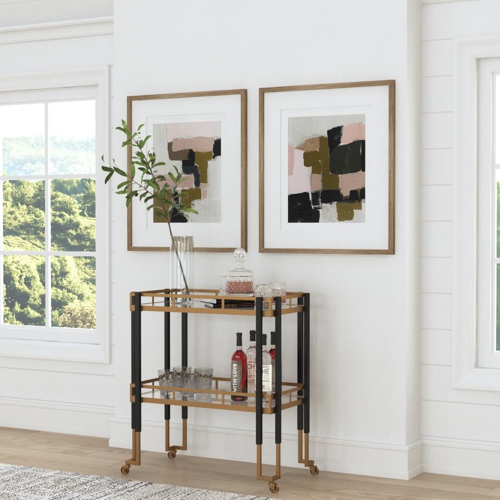 Color Block Framed Prints Set/2, Painting by Uttermost, 26.5" width x 30.5" height x 1" depth View 9