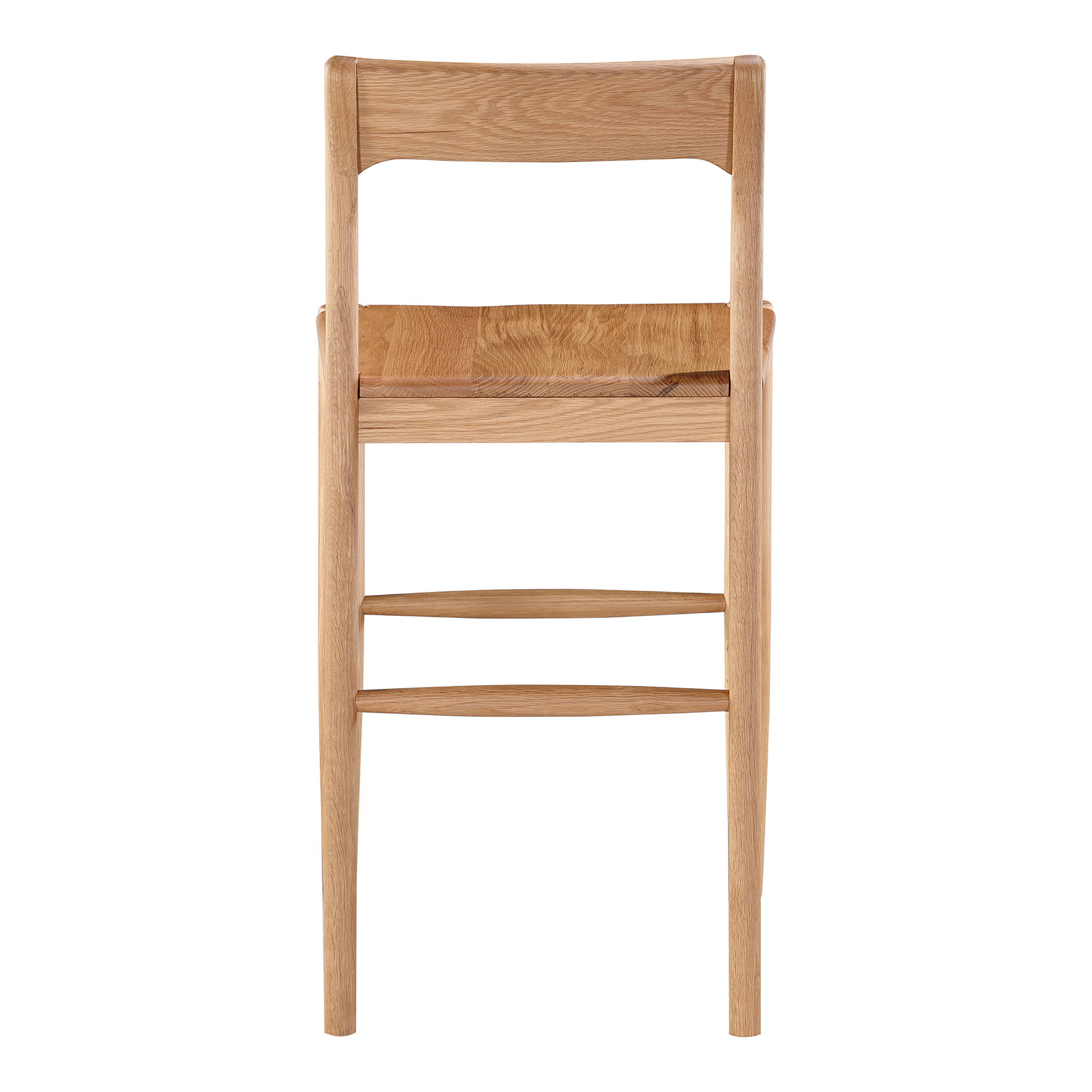 Owing Counter Stool Natural Oak, Counter & Bar Stool by Moe's Home, 19.5" width x 38" height x 20" depth View 4