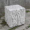 Teak Root White Bunching Cube, Furniture by Uttermost, 16.5" width x 18.5" height x 16.5" depth thumbnail 4