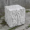 Teak Root White Bunching Cube, Side & End Table by Uttermost, 16.5" width x 18.5" height x 16.5" depth thumbnail 4