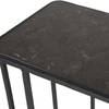 Cavern Stone & Iron Accent Table, Side & End Table by Uttermost, 17.9" width x 24" height x 12" depth thumbnail 6