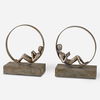 Lounging Reader Antique Bookends Set/2 thumbnail 0