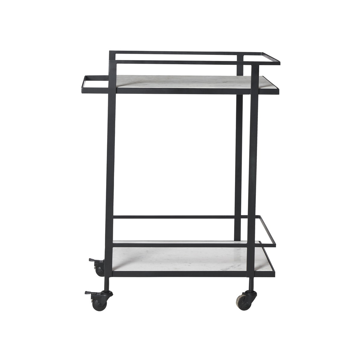 Colton Bar Cart, Shelving & Bookcase by Renwil, 33" height x 15" depth View 1