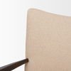 Argent Beige Boucle Accent Chair, by Mercana, 30" length x 29" width x 38" height thumbnail 8