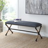 Firth Rustic Navy Bench, Benche by Uttermost, 47.75" width x 21.25" height x 16.25" depth thumbnail 2