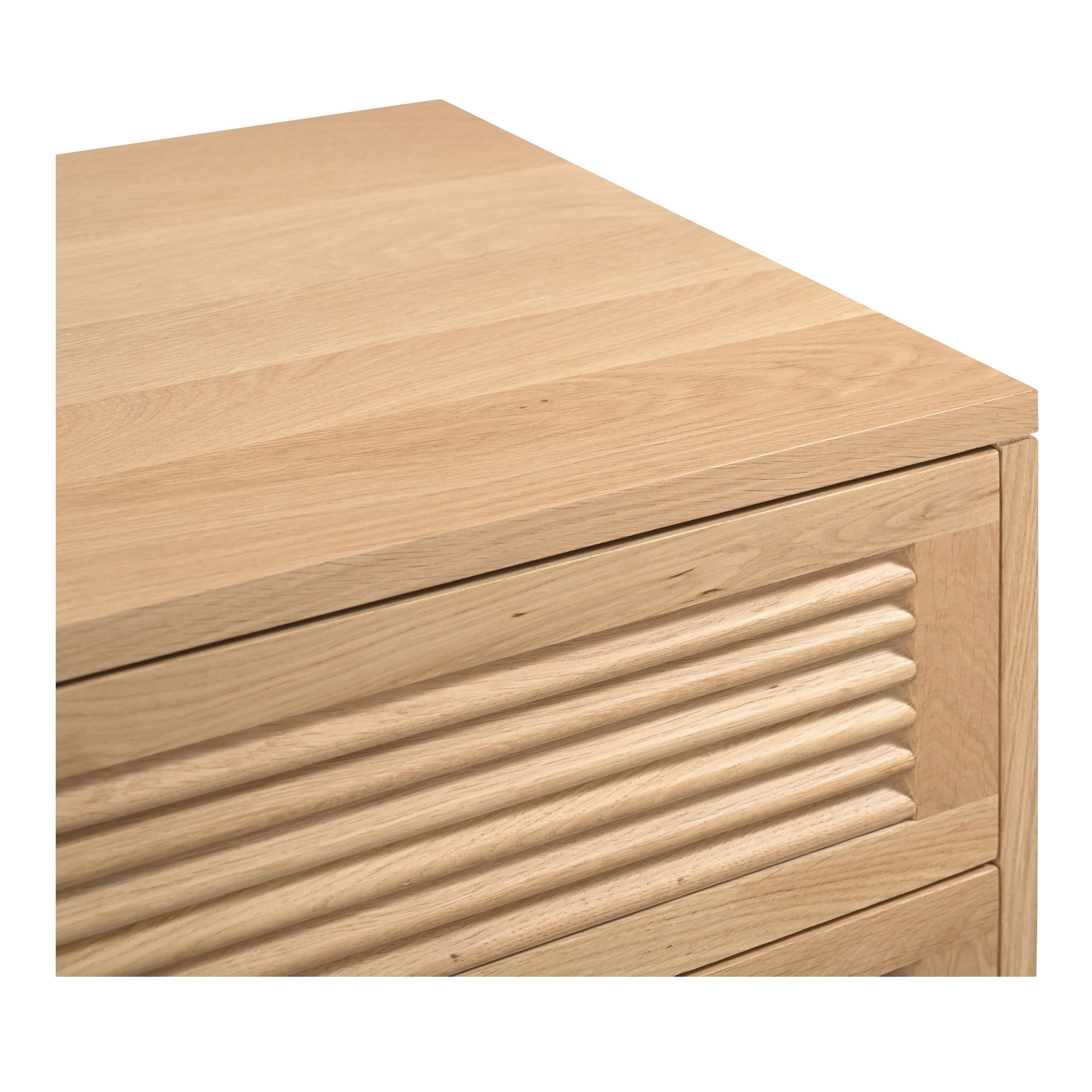 Teeda 3 Drawer Nightstand Natural large image 