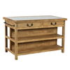 Belding Kitchen Island, by Dovetail, 58" width x 36.5" height x 30" depth thumbnail 1