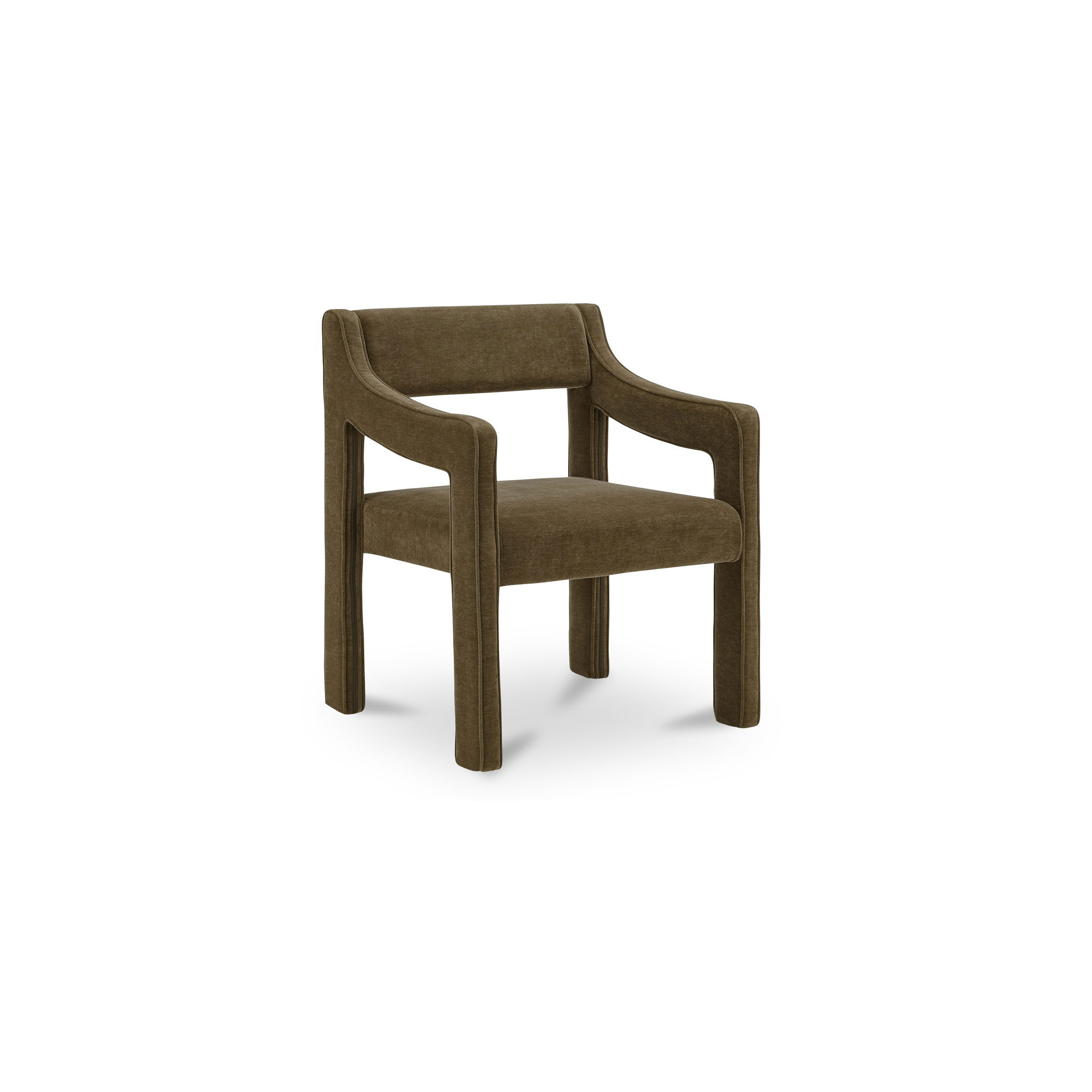 Elise Dining Chair Cedar Green, by Moe's Home, 22.8" width x 31.9" height x 22.2" depth View 2