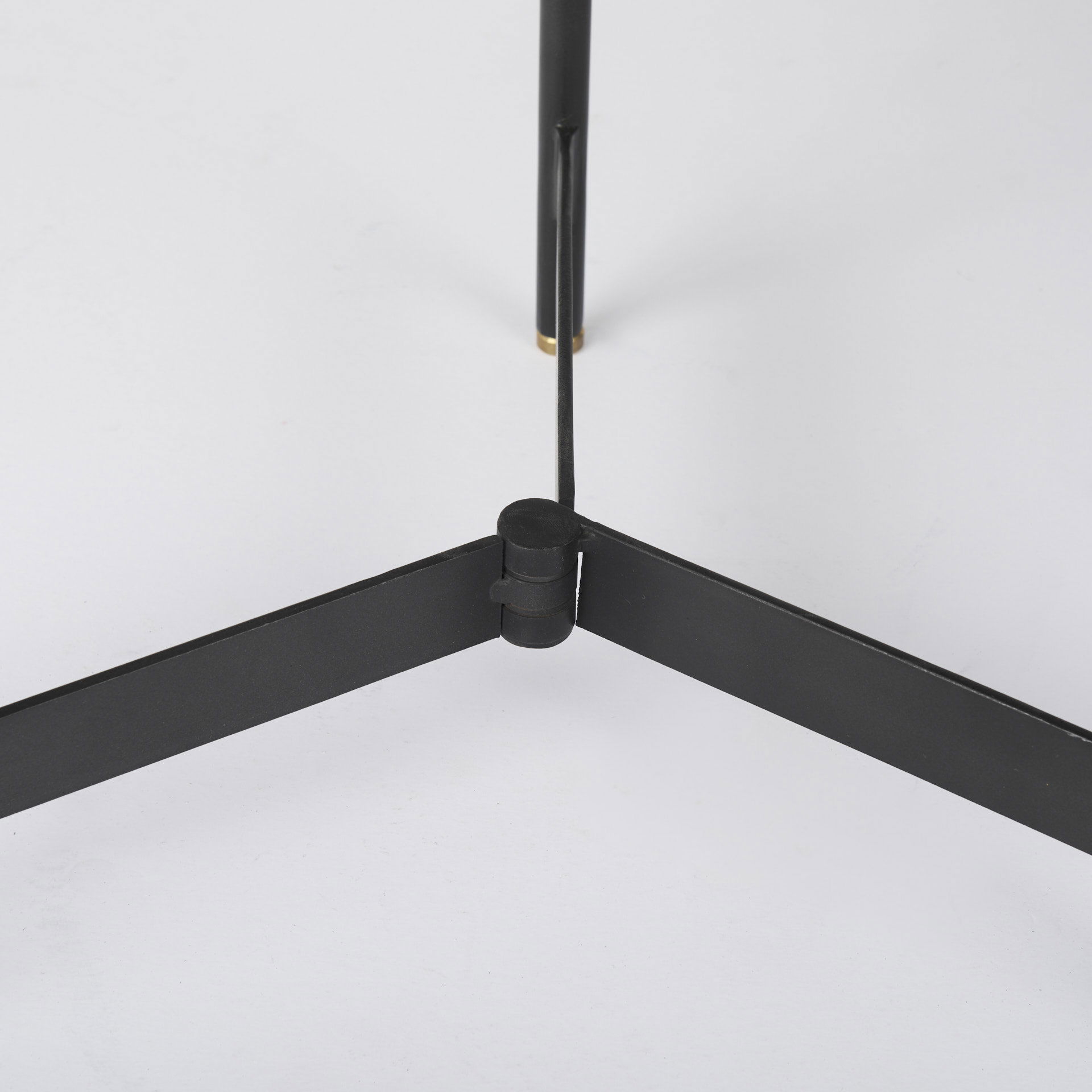 Marquisa (Set of 2)  Light Brown Wood with Black Metal Base Nesting Side Tables large image 