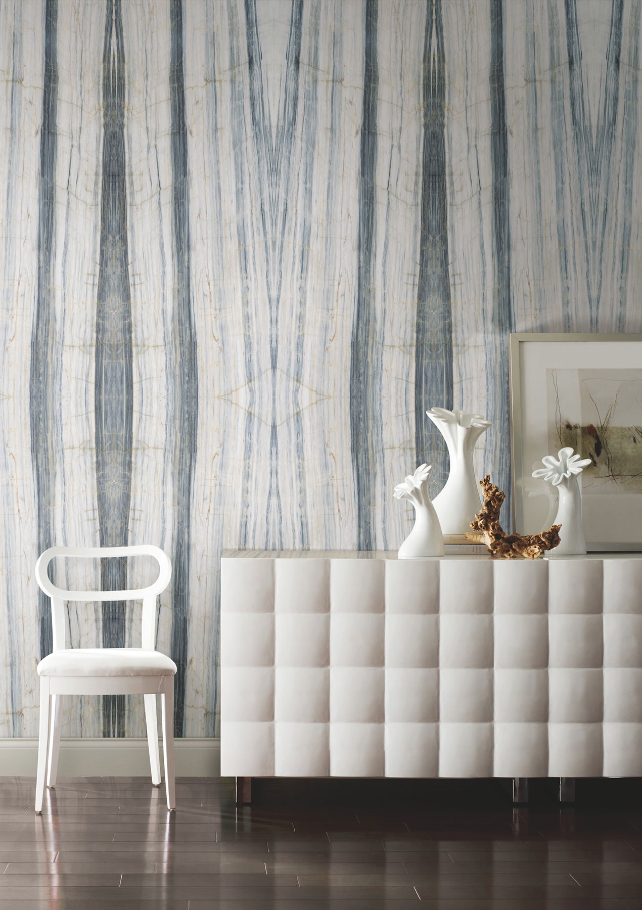 Spanish Marble Blue Peel & Stick Mural large image 