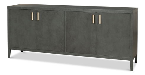 Blanco 4 Door Buffet, Stone Grey