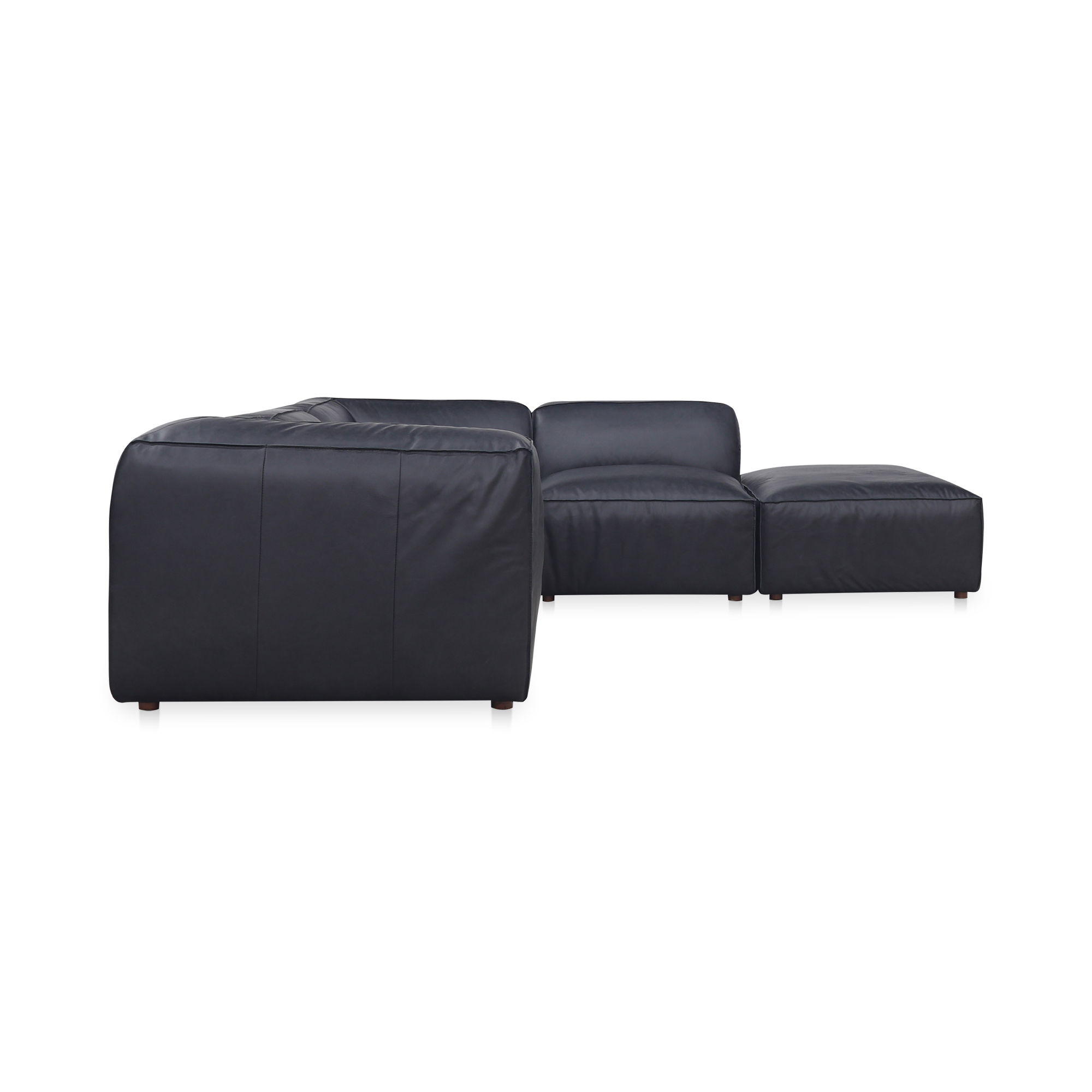 Form Dream Modular Sectional Vantage Black Leather large image 