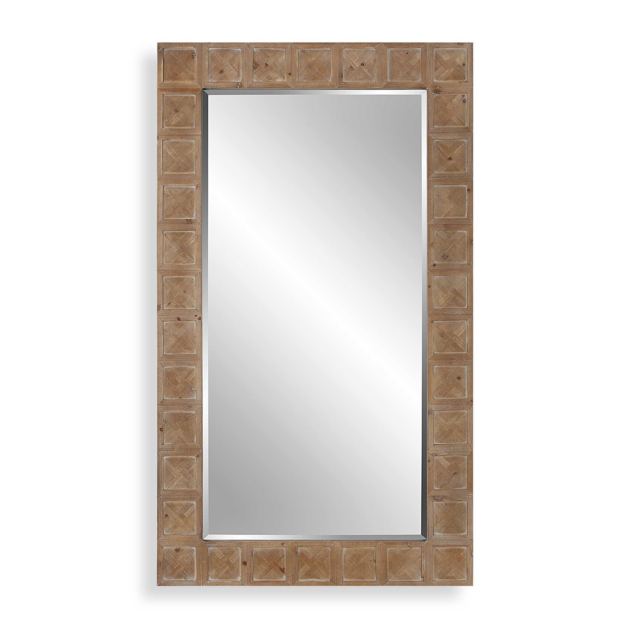 Ranahan Rustic Farmhouse Mirror, by Uttermost, 42" width x 72" height x 2" depth View 1