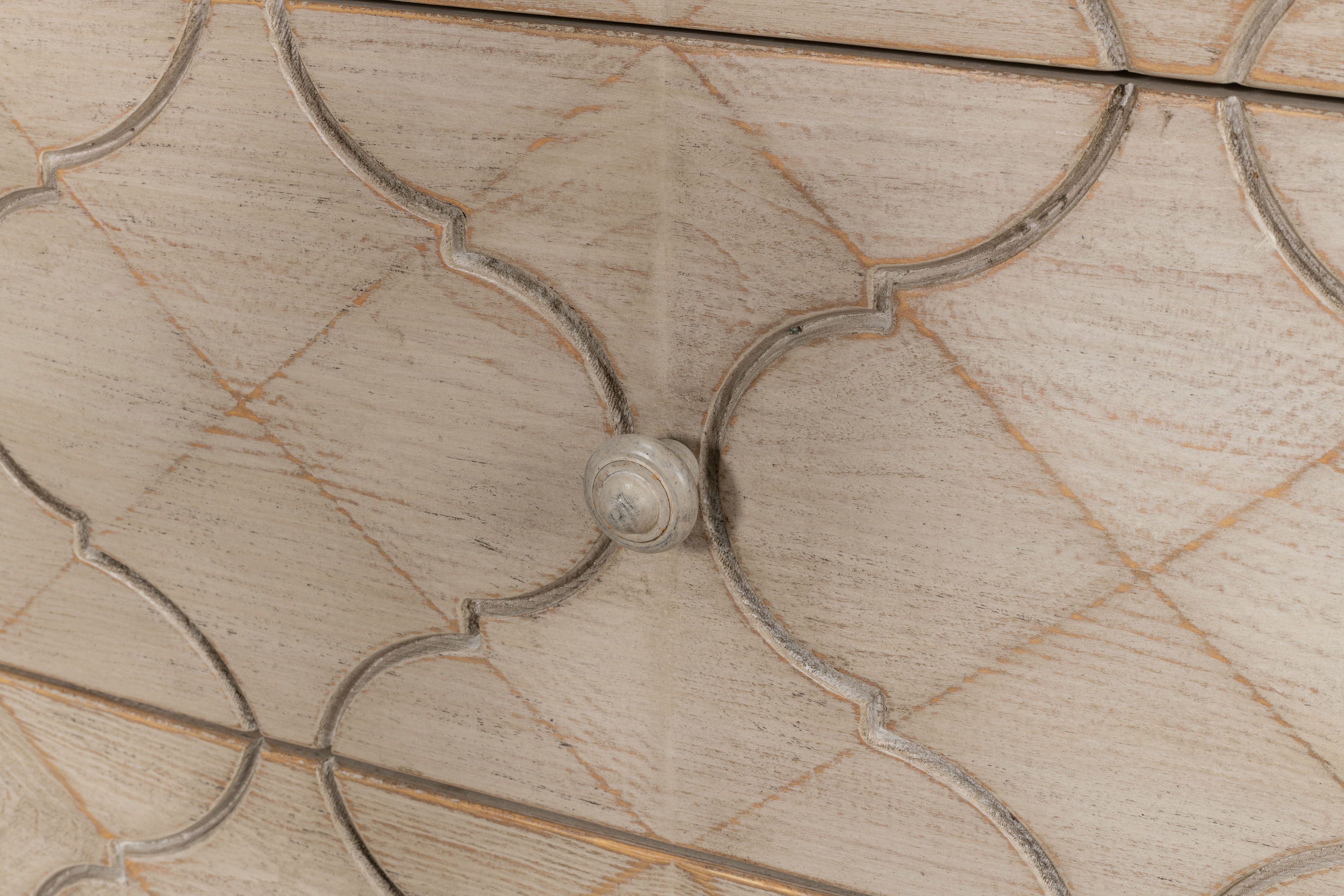 Sommeil 3 Drawer Commode, Stone Grey large image 