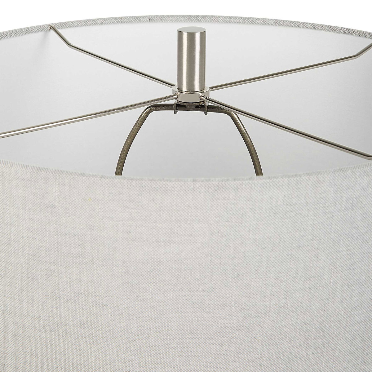 Coen Gray Table Lamp, by Uttermost, 15" width x 25.5" height x 15" depth View 8