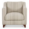 Hewitt Accent Chair Beige Stripe thumbnail 0