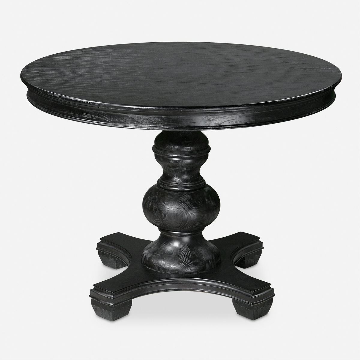 Brynmore Wood Grain Round Table, Side & End Table by Uttermost, 42" width x 31" height x 42" depth View 1