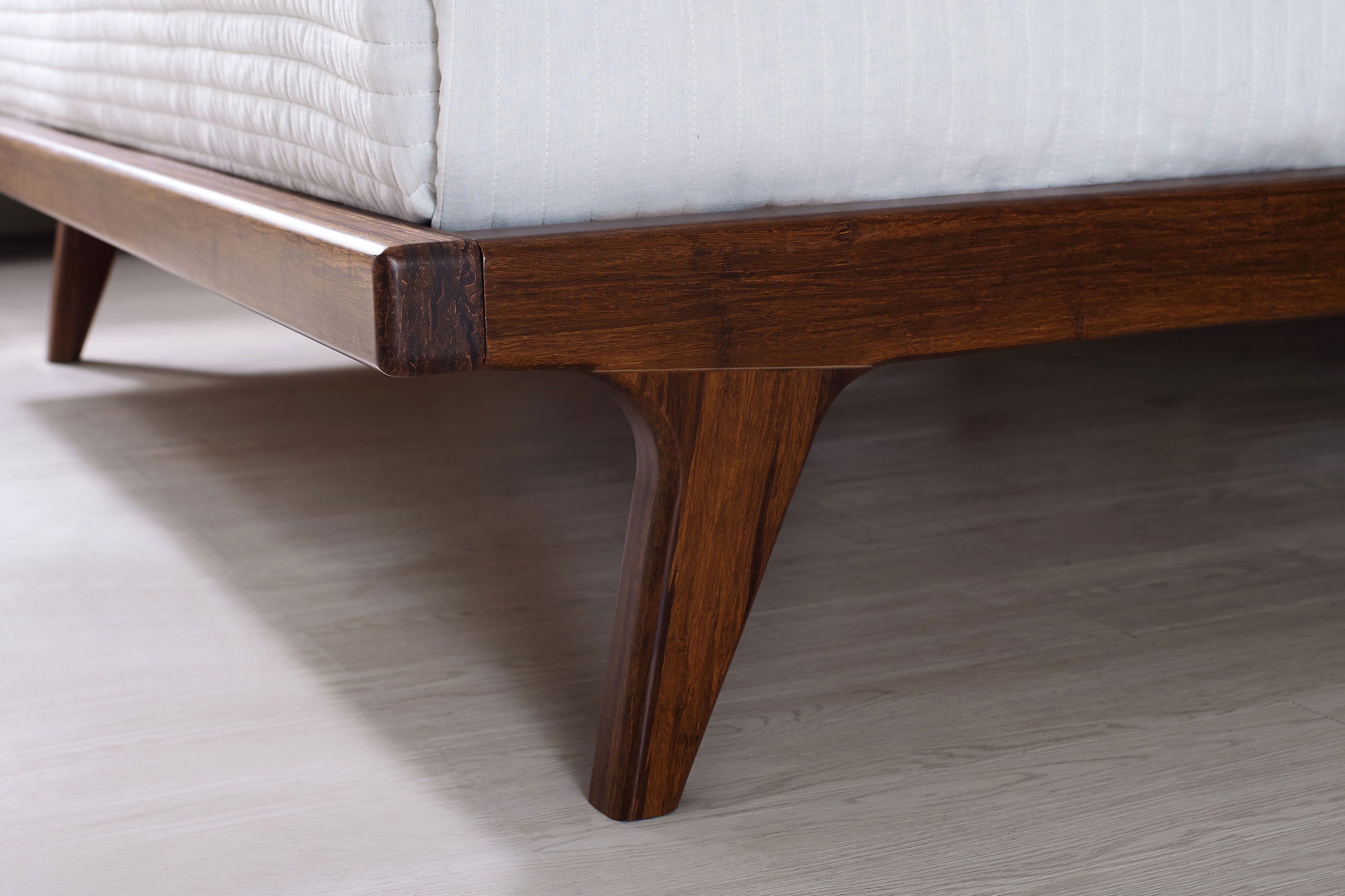 Mercury Upholstered Queen Platform Bed, Exotic, by Greenington, 87" length x 63.5" width x 42" height View 6