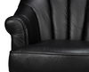 Scoth Swivel Chair In Distilled Lthr,Blk, Seating by Sarreid, 35" length x 39" width x 35" height thumbnail 12