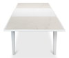 Elton Butterfly Dining Table White, by Sarreid, 3'5" length x 6'9" width x 2'6" height thumbnail 7