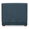 Fraser Slipper Chair Deep Blue, Accent Chair by Moe's Home, 35.4" width x 31.5" height x 36.6" depth thumbnail 4