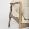 Westan Cream Boucle Fabric with Light Brown Wood Accent Chair thumbnail 10