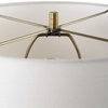 Forage Dark Scalloped Table Lamp, by Uttermost, 1'3" width x 2'7.5" height x 1'3" depth thumbnail 7