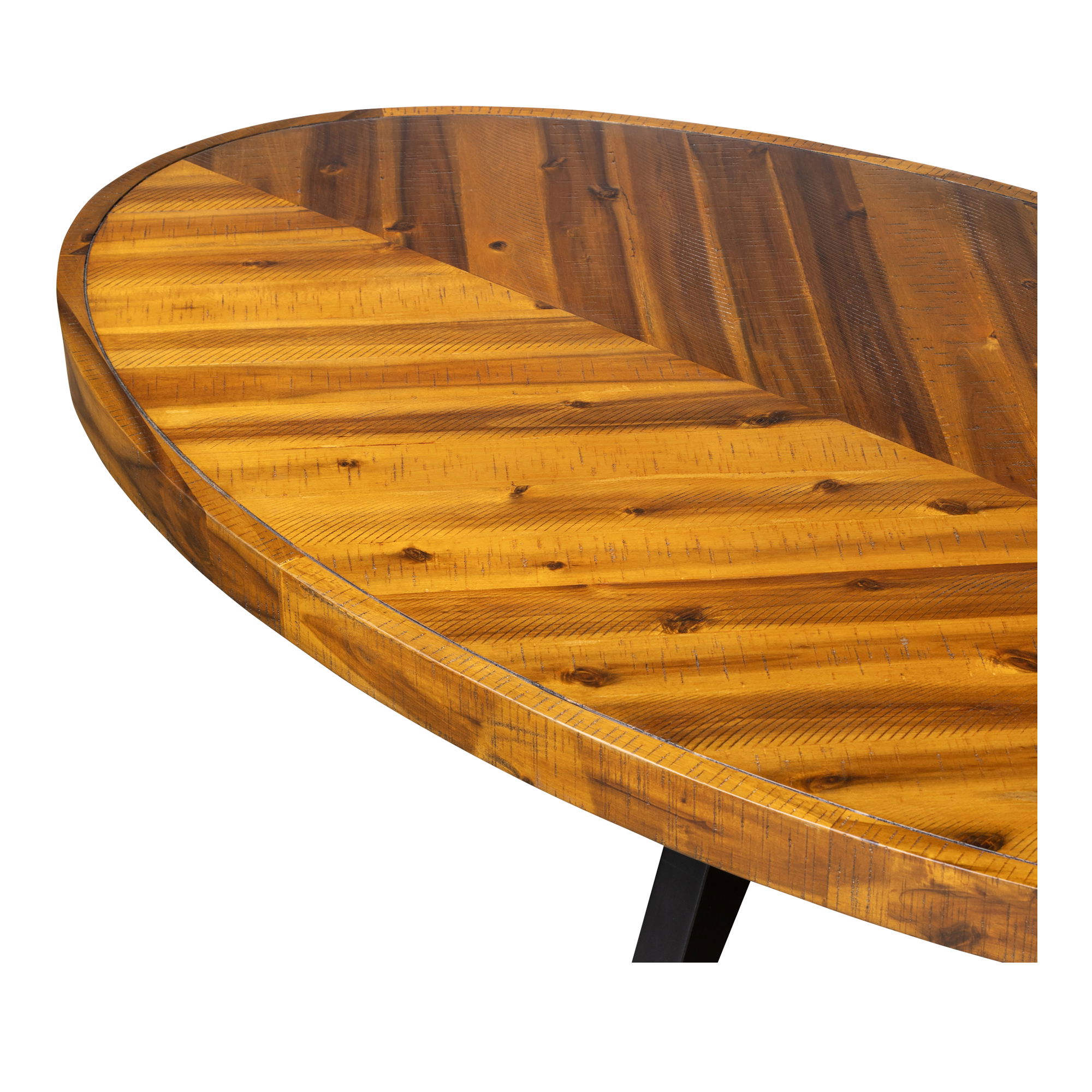 Parq Oval Coffee Table Amber large image 