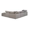 Terra Condo Dream Modular Sectional Light Grey, Sectional Sofa by Moe's Home, 114" width x 32" height x 114" depth thumbnail 3