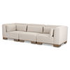 June Modular Sofa Oatmeal, Sectional Sofa by Moe's Home, 115" width x 30" height x 40" depth thumbnail 3