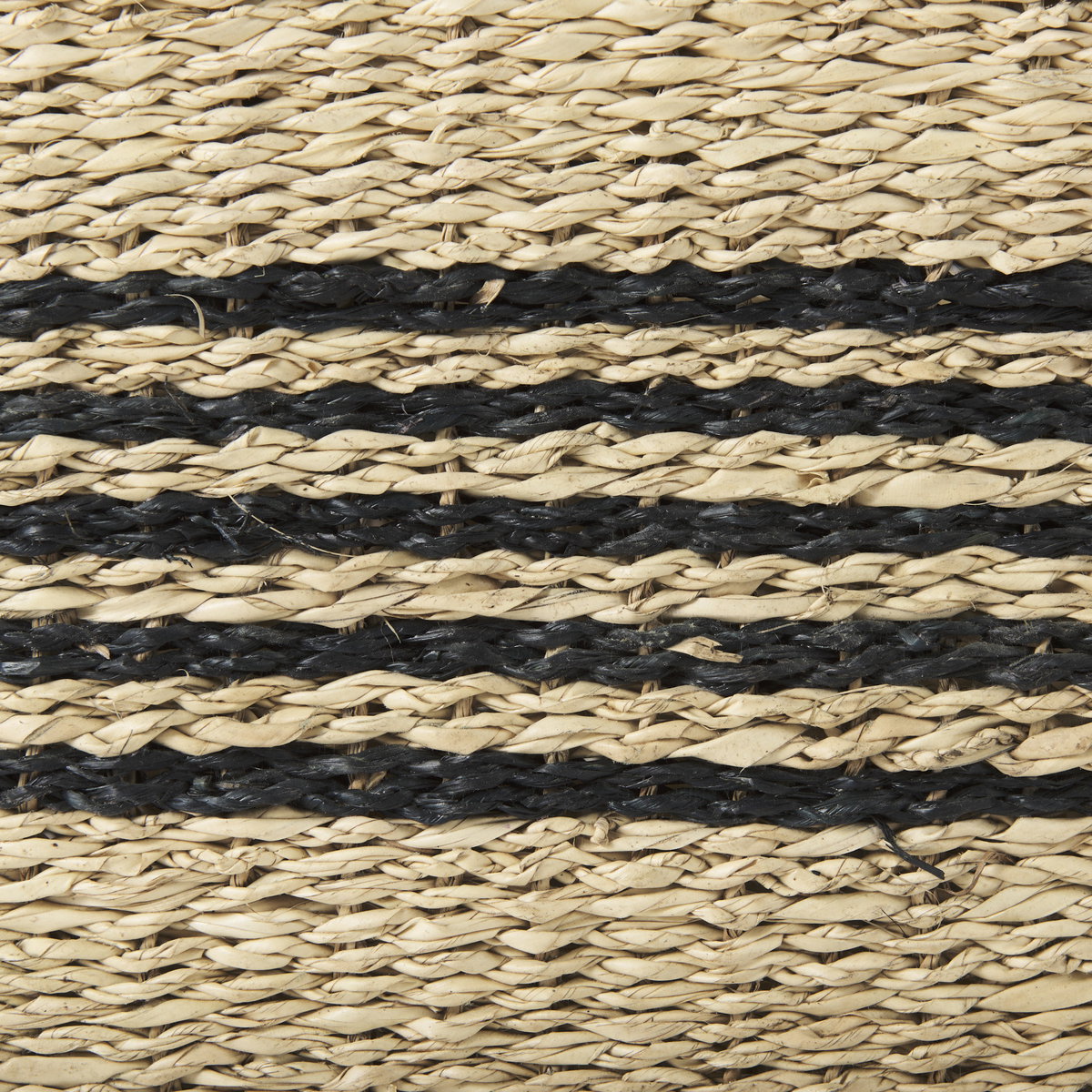 Cullen 15.7L x 15.7W x 15.7H (Set of 3) Grey Twisted Seagrass Square Basket, Bins & Basket by Mercana, 18.5" length x 13.39" width x 14.57" height View 6