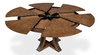 Tower Jupe Dining Table  Med Light Mink, by Sarreid, 4'7" length x 4'7" width x 2'6" height thumbnail 8