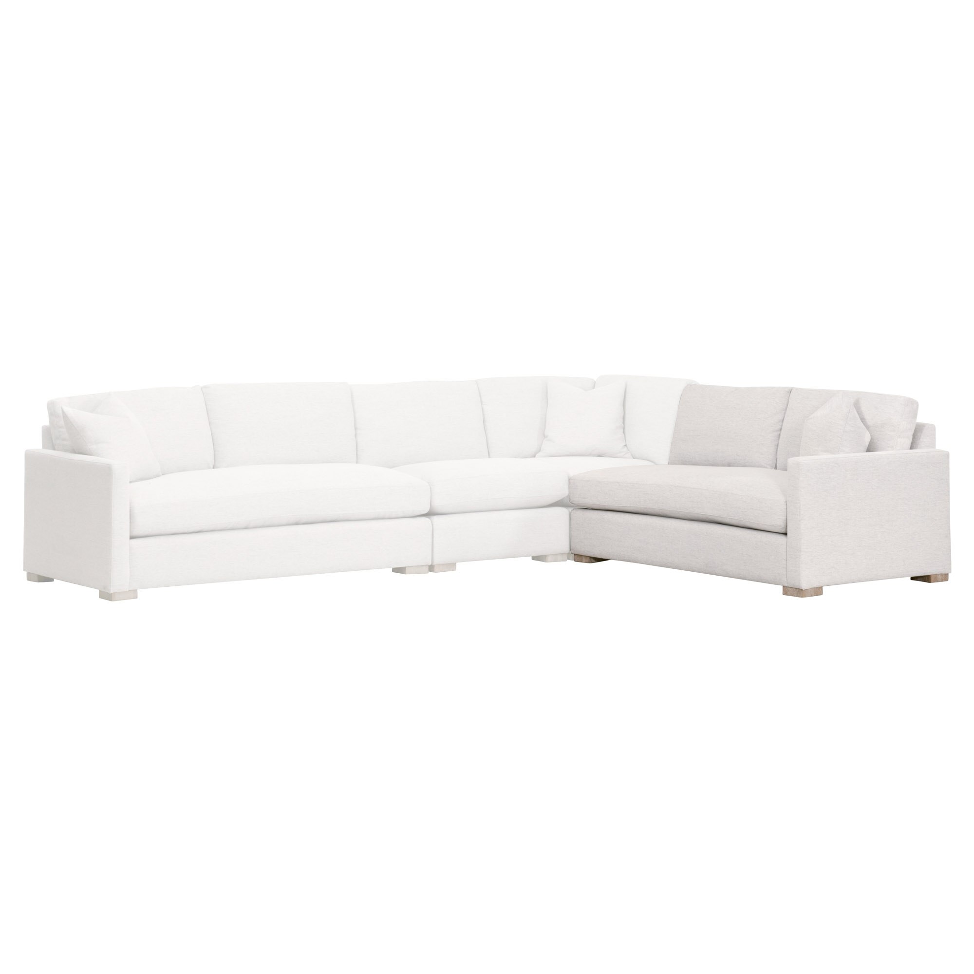 Clara Modular 2-Seat Right Slim Arm Sofa large image 
