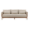 Milburne Outdoor Sofa Beige thumbnail 1
