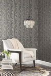 Bamboo Grove Charcoal Wallpaper thumbnail 2