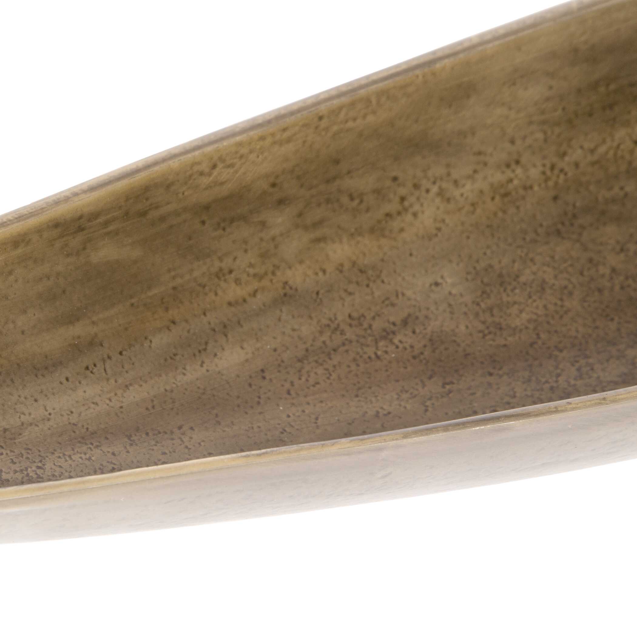 River Run Antique Brass Bowls Set/2, Decorative by Uttermost, 31" width x 3.5" height x 5.5" depth View 4